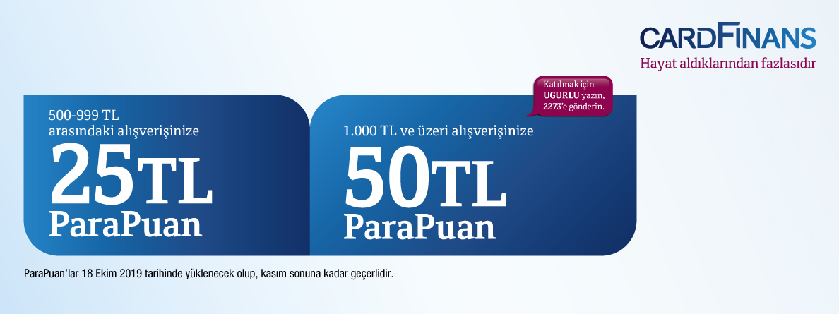 50 TL n11 Finansbank ParaPuan