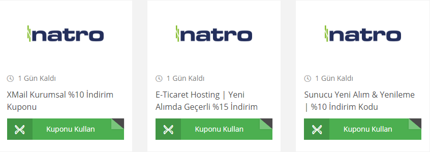 Natro E-Ticaret Hosting İndirim Kodu